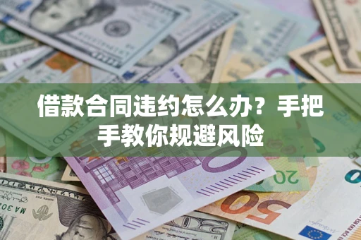 武汉借款合同违约怎么办？手把手教你规避风险