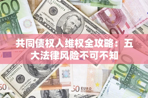武汉共同债权人维权全攻略：五大法律风险不可不知