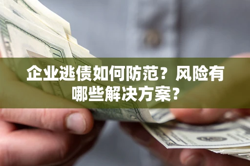 武汉企业逃债如何防范？风险有哪些解决方案？