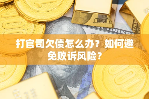 武汉打官司欠债怎么办？如何避免败诉风险？