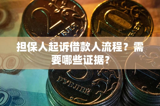 武汉担保人起诉借款人流程？需要哪些证据？