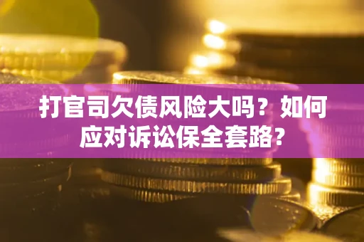 武汉打官司欠债风险大吗？如何应对诉讼保全套路？